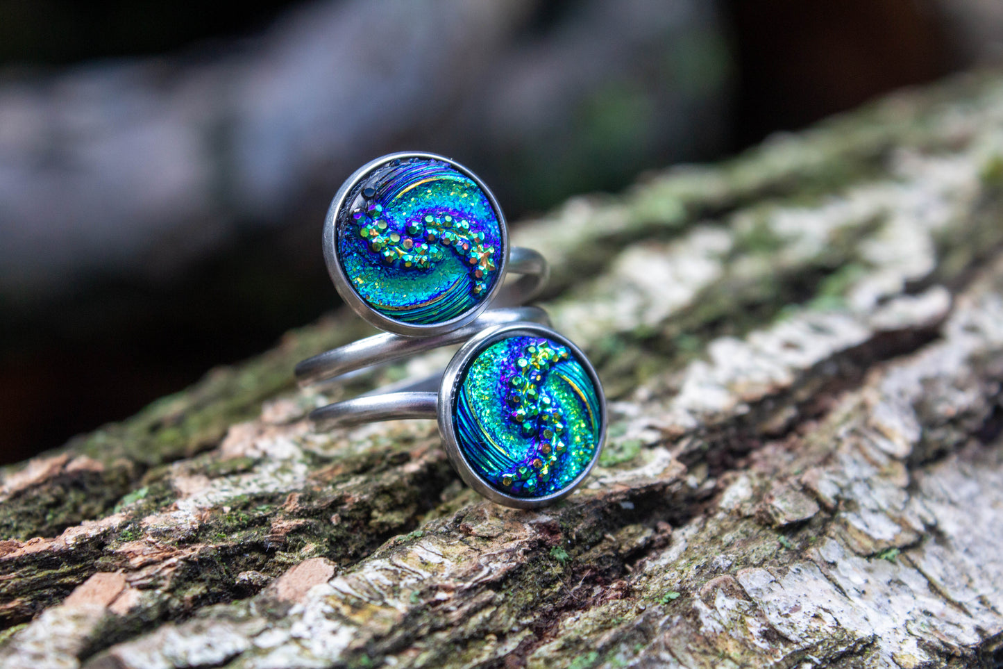 cabochon, kaboson, kaboshon, caboson, szett, fülbevaló, karkötő, nemesacél, fehér
