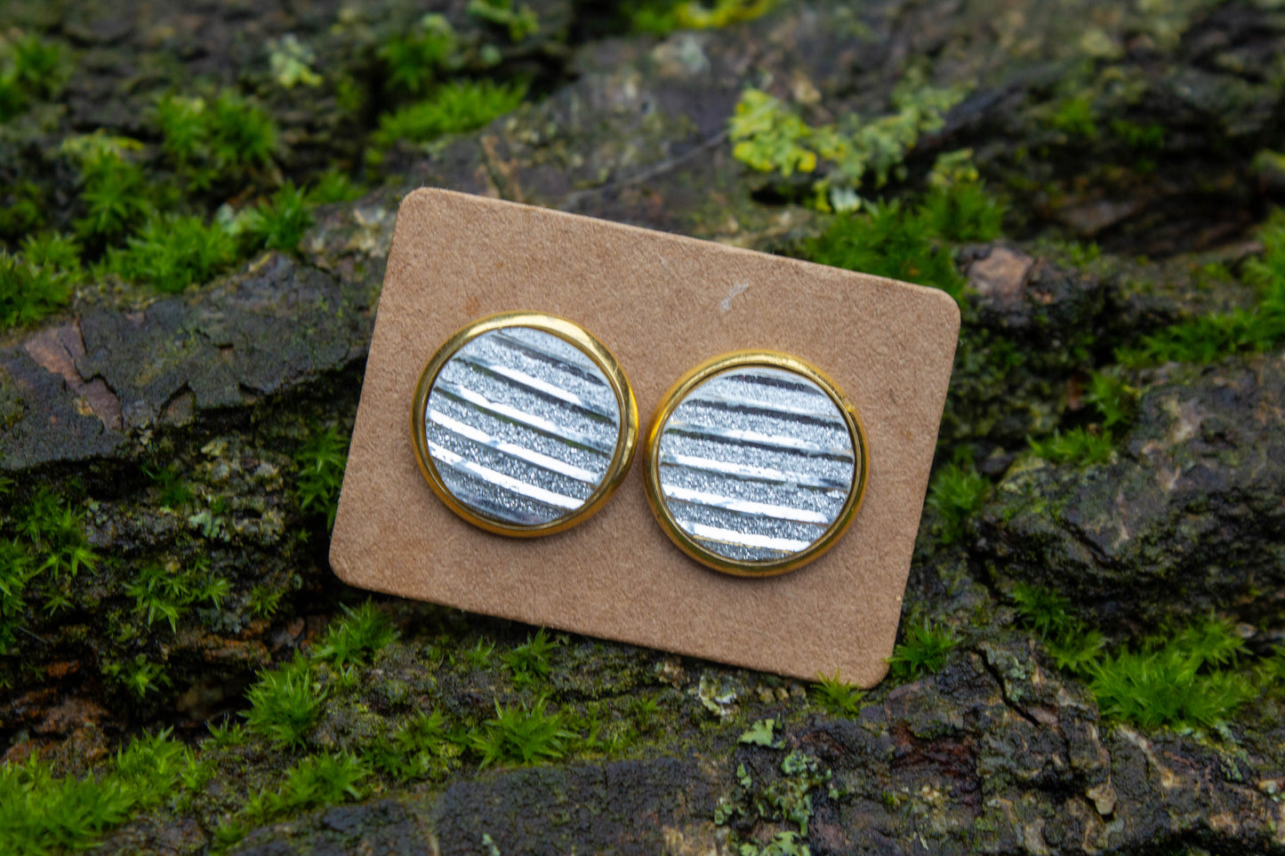 cabochon, caboson, nikkelmentes, orvosi fém, kopásmentes, kézműves, ajándék, fülbevaló