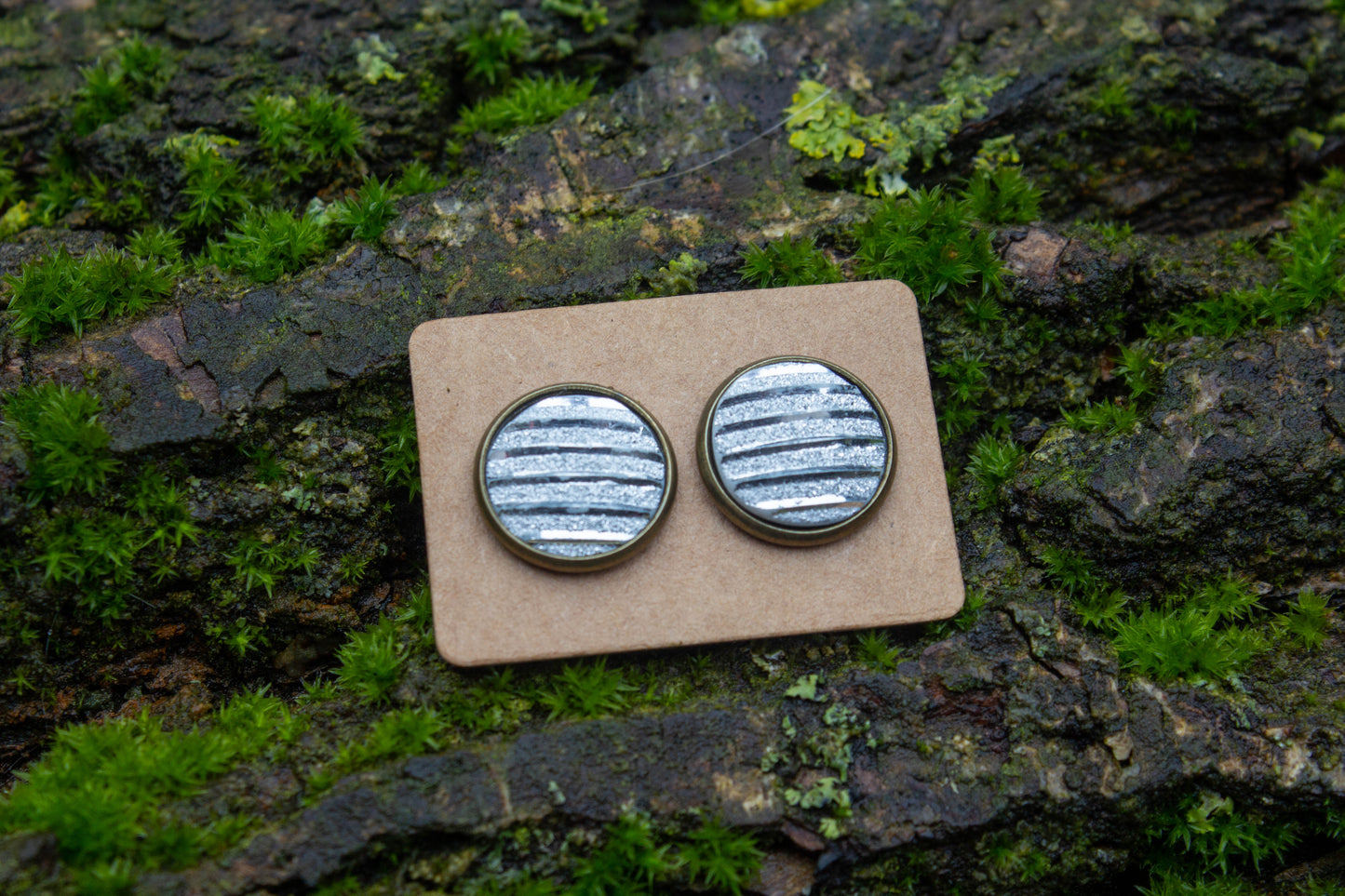 cabochon, caboson, nikkelmentes, orvosi fém, kopásmentes, kézműves, ajándék, fülbevaló