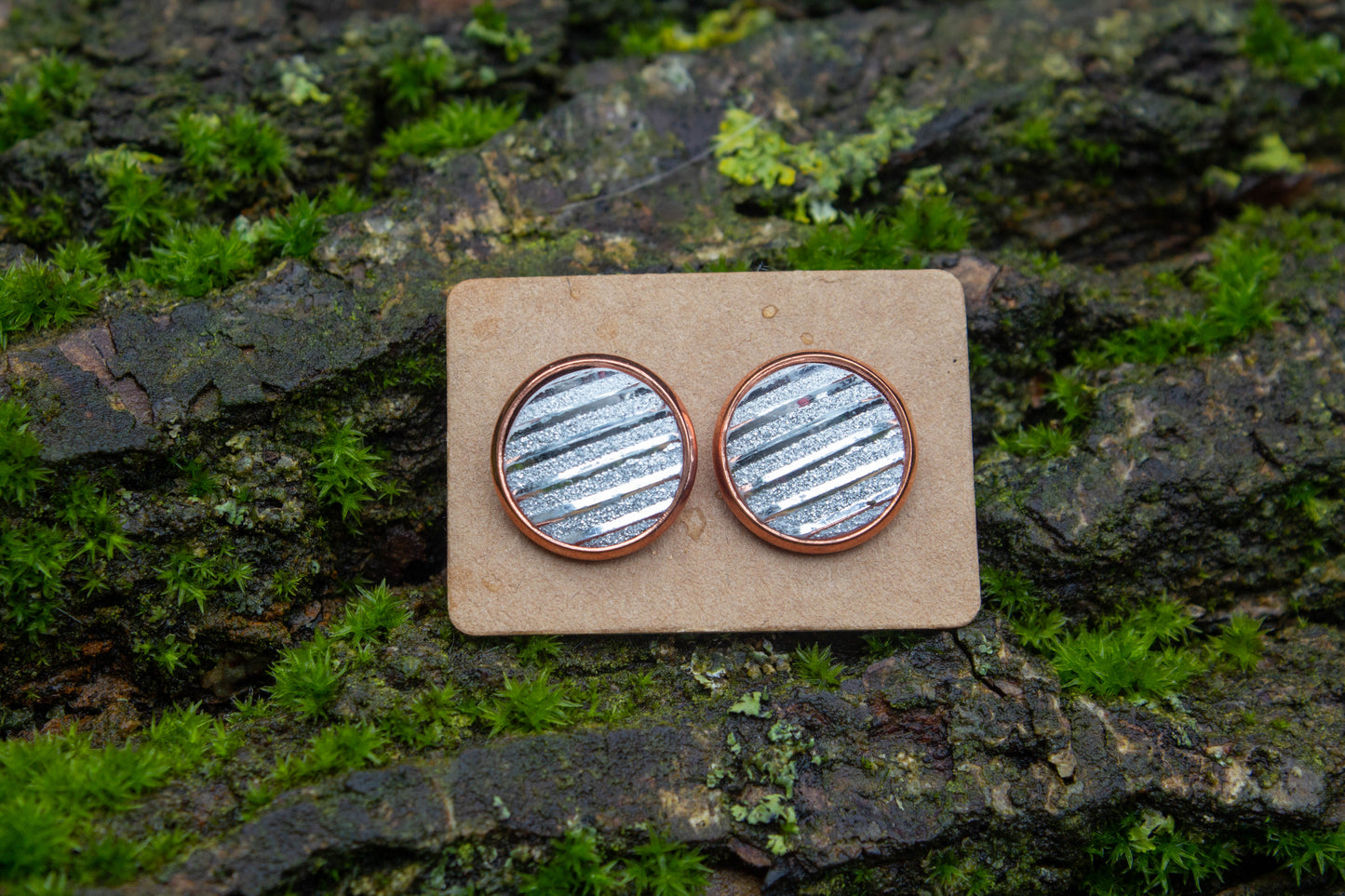 cabochon, caboson, nikkelmentes, orvosi fém, kopásmentes, kézműves, ajándék, fülbevaló